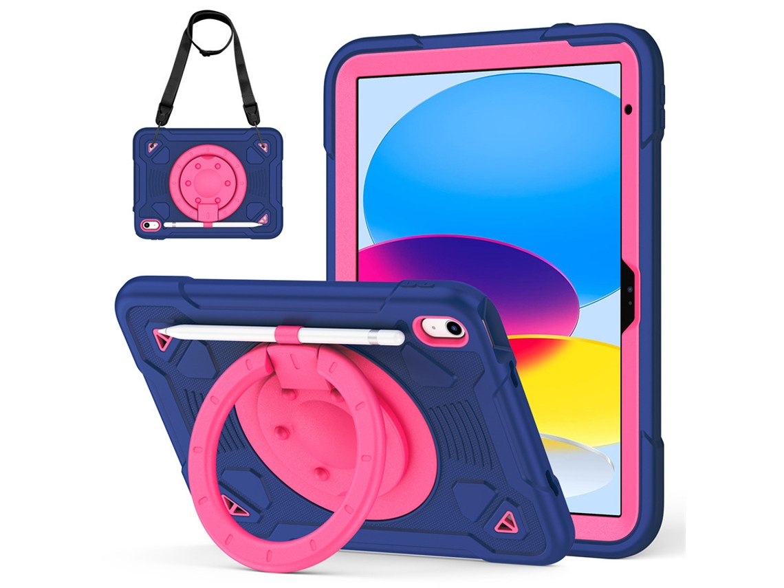 Lurelia Capa Para Ipad 10 E 11 De 2025, Silicone, Rosa, Proteção Contra Quedas