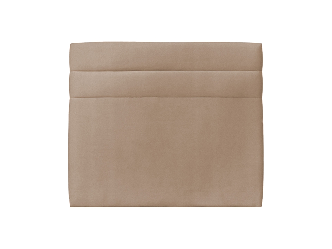 Cabeceira De Cama 2 Linhas Milano  Taupe  120 X 105 Cm Altura 120 Cm Indream