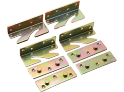 1 Conjunto (4 Peças) De Dobradiças Para Cabeceira Cama, Conector