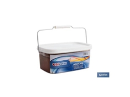 Pintura plástica monocapa marron choco. (2,5 lt)