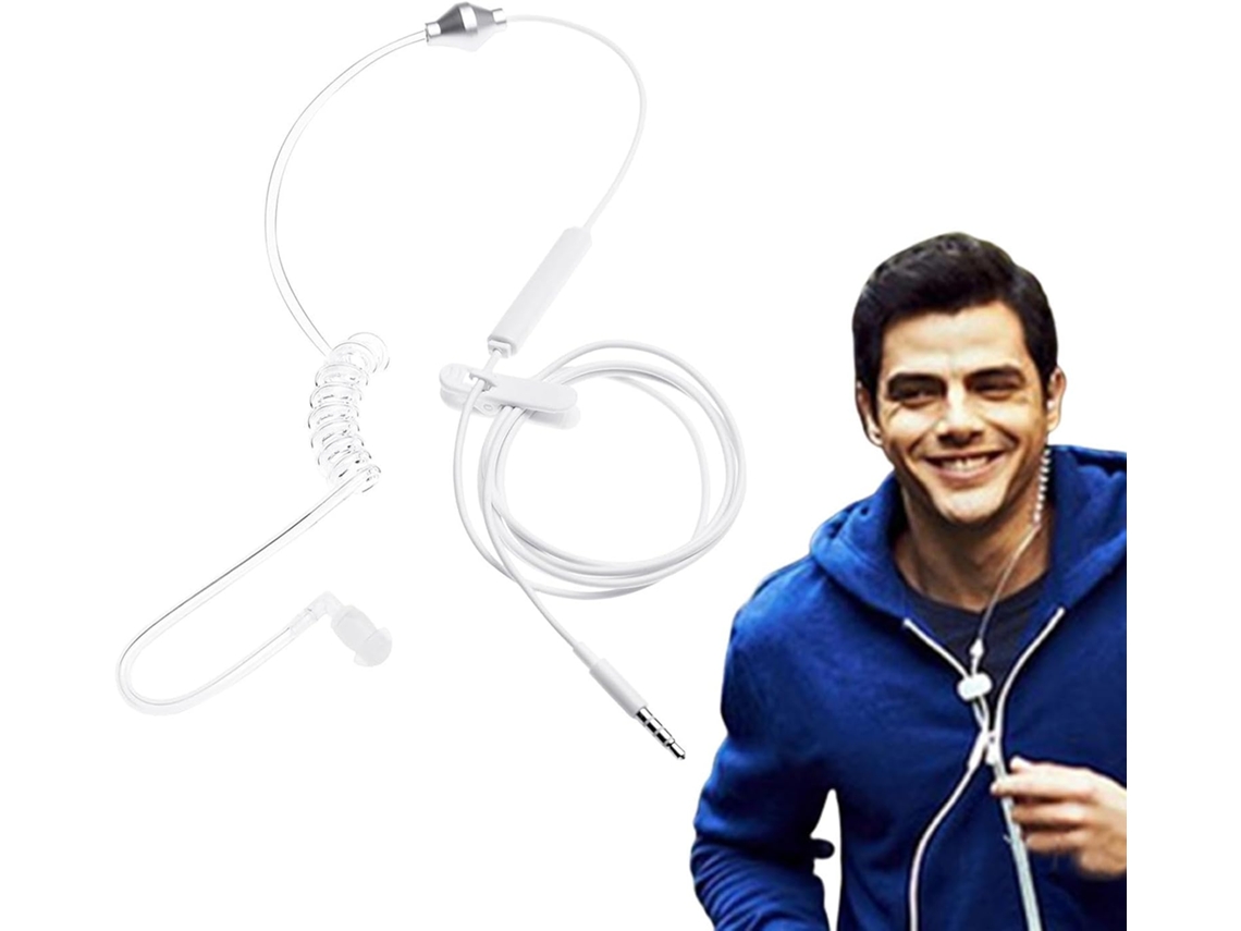 Fones De Ouvido Sem Radiação, Intra-auriculares 3,5 Mm Com Microfone.
