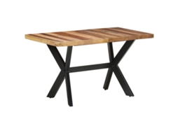Mesa Jantar | Mesas De Refeição 140x70x75 Cm Madeira Maciça C/ Acabamento A Mel Lovely Home
