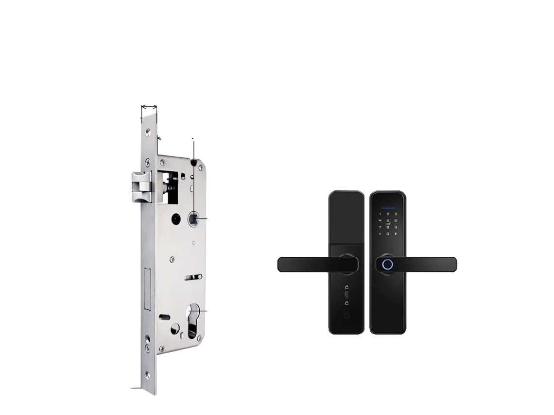 Biometric Electronic Lock, Multiple Unlocking Methods, Durable Aluminum Alloy Material, 4585 Oem.