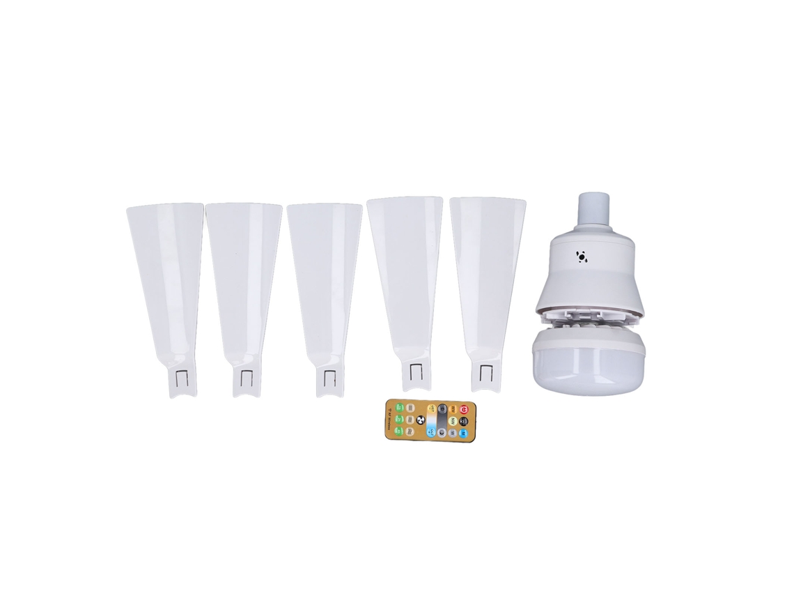 Ventilador de Teto com Luz Ajustável E26 Dimmable 15.7 polegadas Controle Remoto para Quarto Cozinha | S/MARCA
