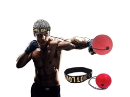 Mali bola de Reflexo de Boxe com Headband para Treinamento de Velocidade e Coordenação Olho mão