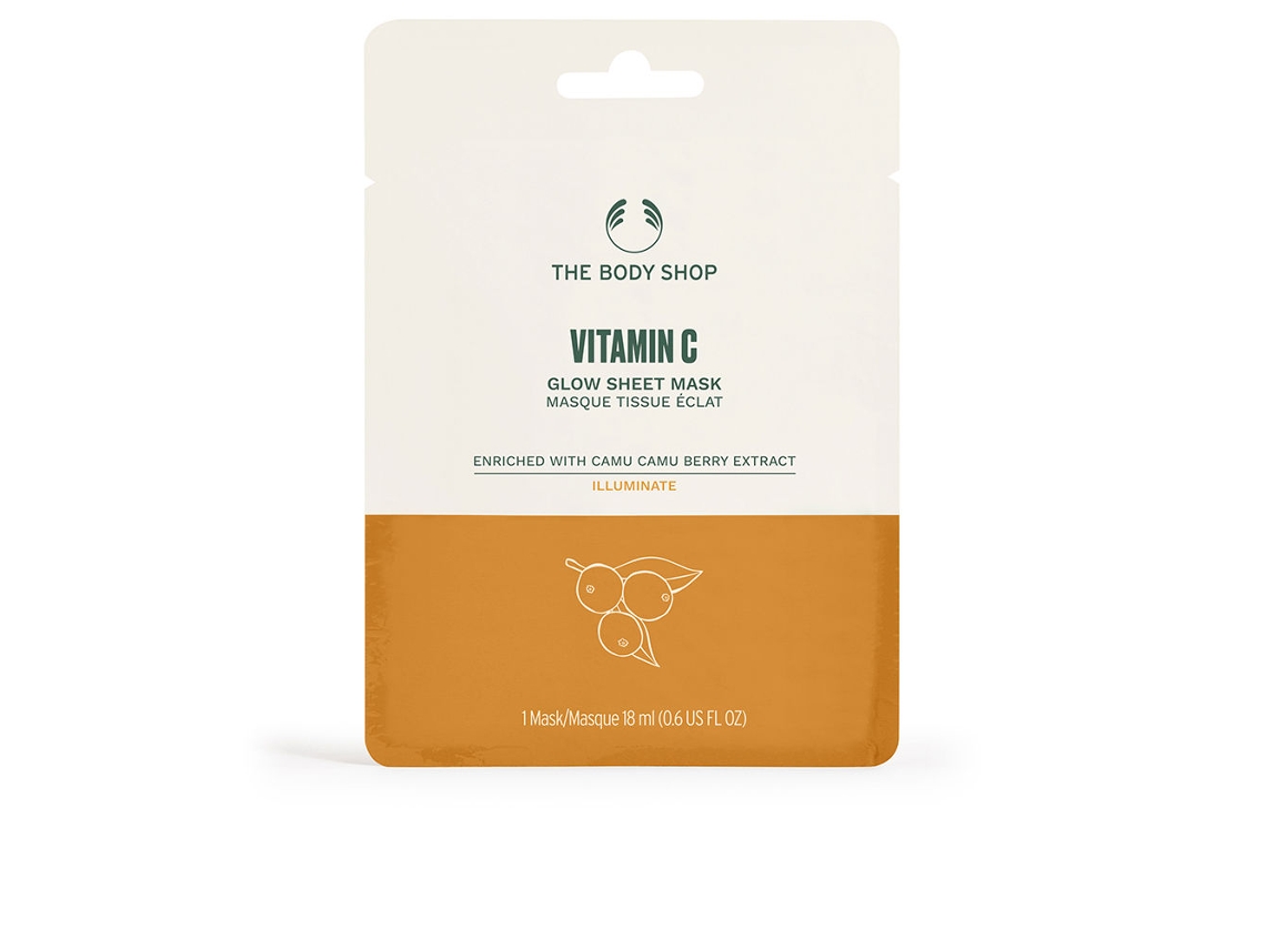 Máscara De Folha Luminosa Vitamina C The Body Shop 18 ml