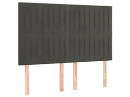 Headboard, Headboards Vidaxl Cinzeto Veludo (144 Cm)