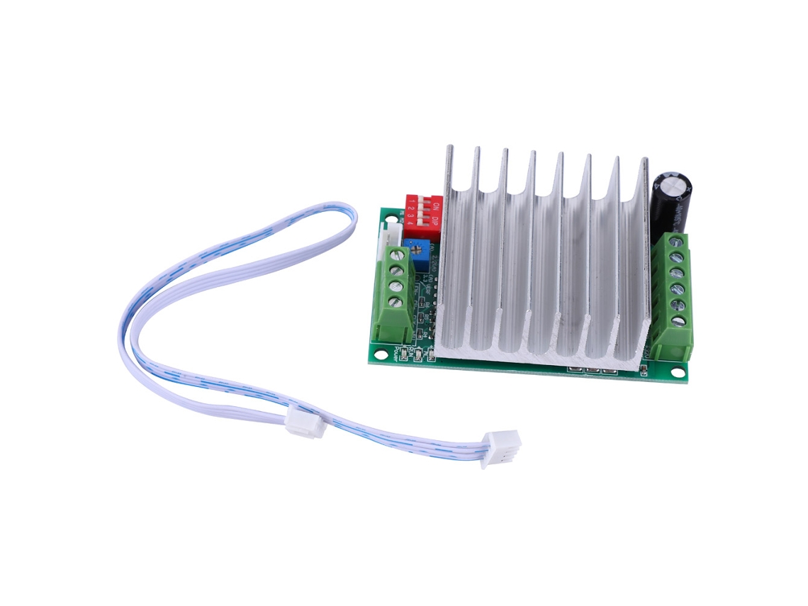 Driver De Motor De Passo Tb6600 Dc 10-45v 2/4 Fase Controlador 4.5a Com Fio De Sinal