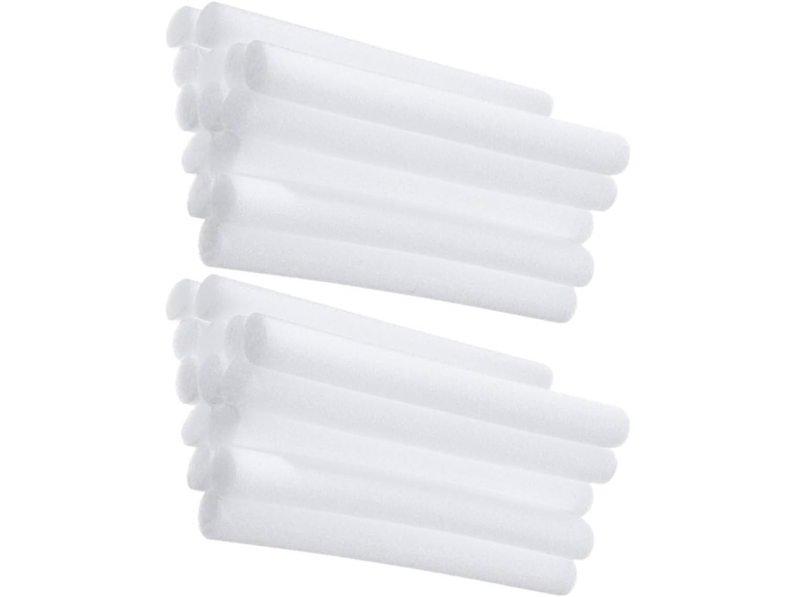 Hastes De Espuma Antiderrapantes Para Capas Sofá, 35 Peças Brancas, Al