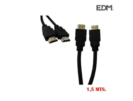 CONEXÃO HDMI ALTA VELOCIDADE 1.4 MACHO MACHO 1,5M