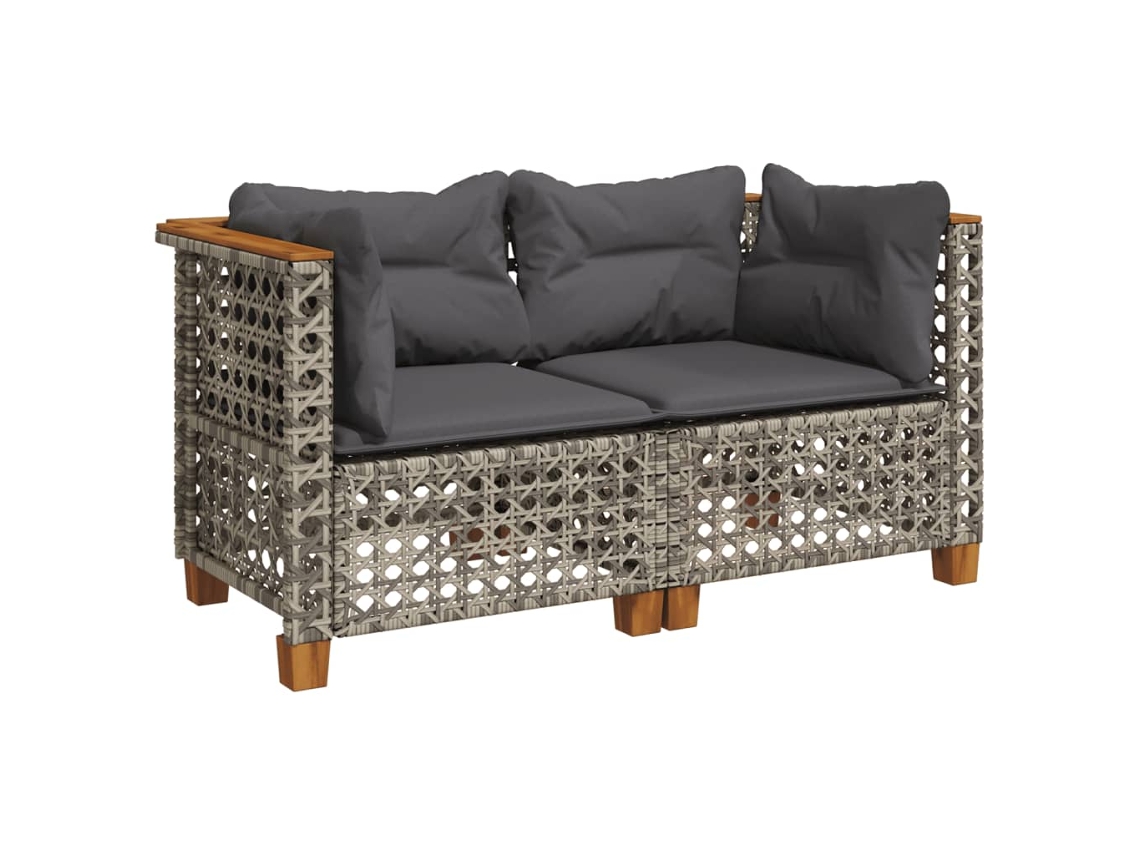 Garden Sofa, Garden Sofas Vidaxl Cinzeto Rattan / Vime (n/a)