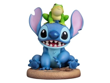 Beast Kingdom Toys Stitch With Frog 34 Cm Lilo & Stitch Colorido