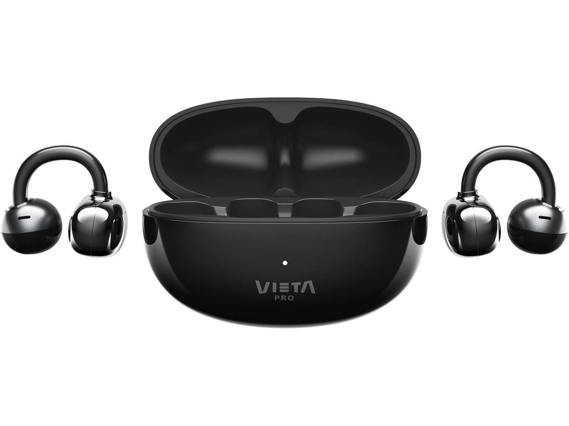 Auscultadores Bluetooth VIETA Pro Clip (Open Ear -  Microfone - Preto)