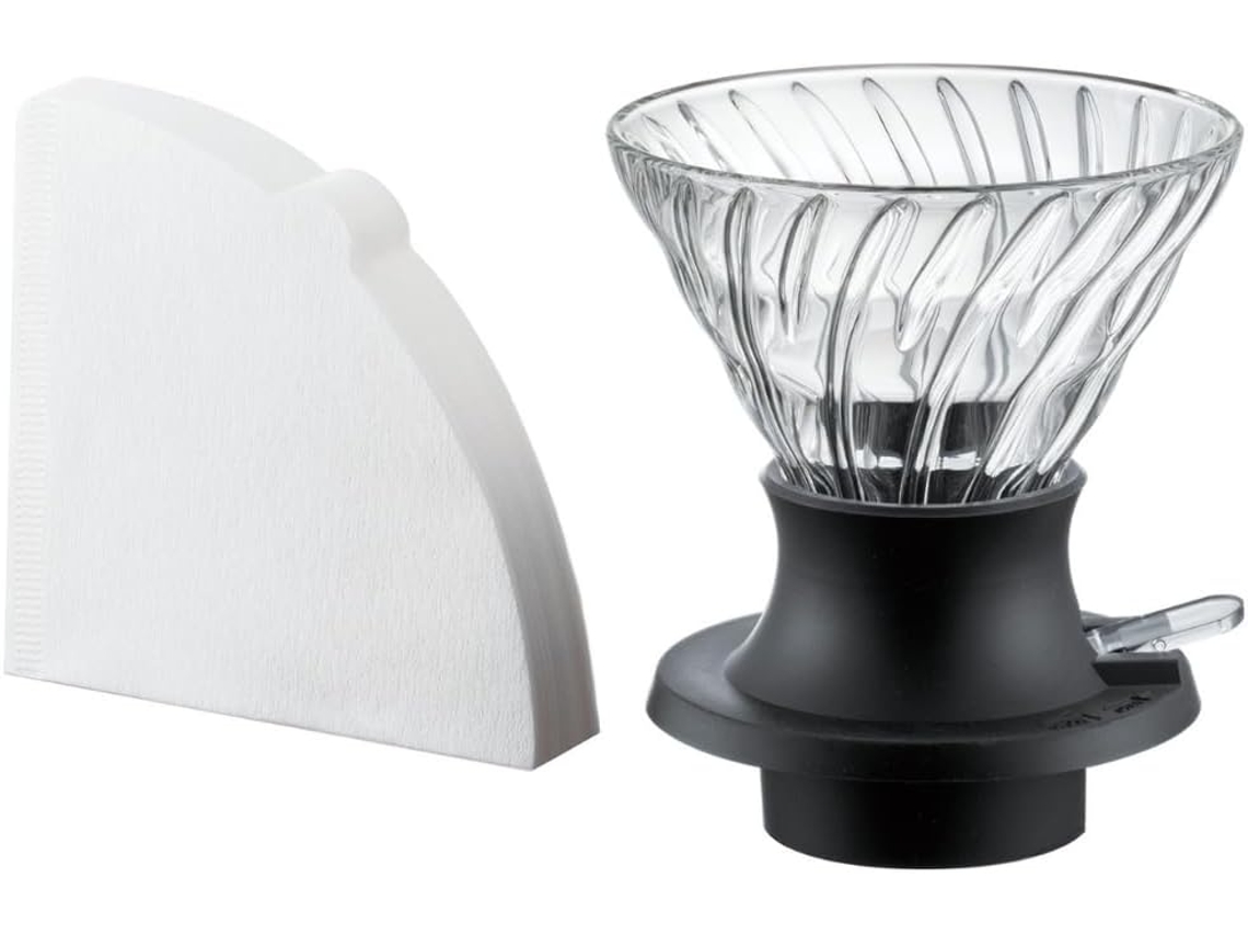 como Preparar Café de Acordo com o Princípio do Chá - Interruptor de Gotejamento de Imersão - Tamanho 02, Preto ZYBLSSBB