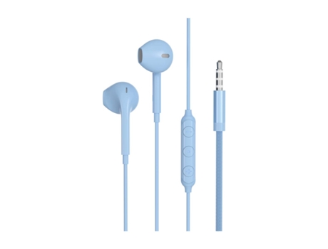 Auscultadores com ficha de 3,5 mm e design reforçado Azul FORCE PLAY