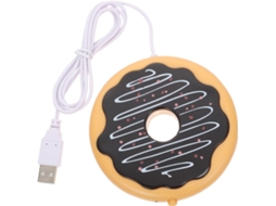 Conjunto de 2 Bases Donut com Acesso USB SFUSHOS (Castanho Biscoito)