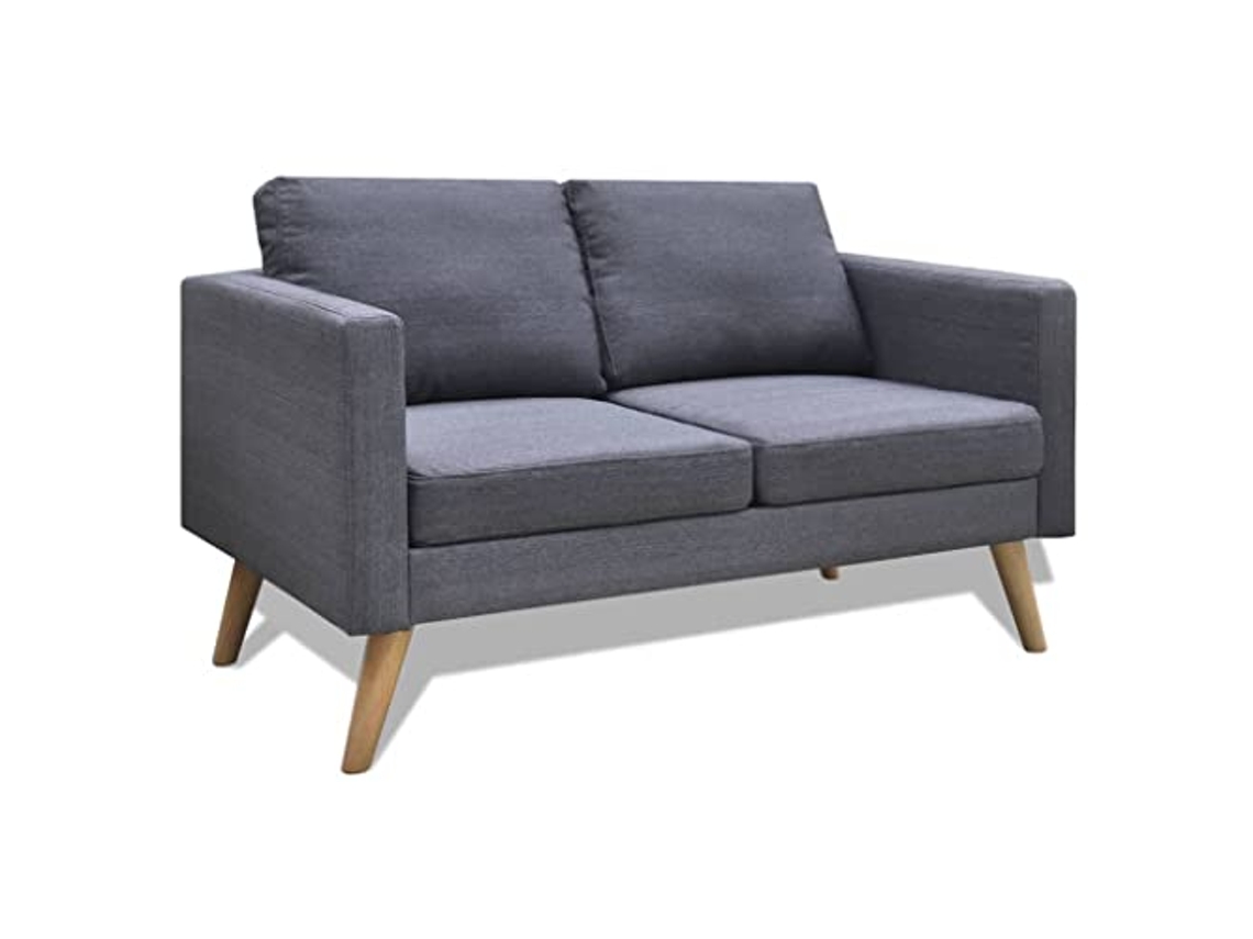 Sofa, Sofas Vidaxl Cinzeto Tecido (n/a)