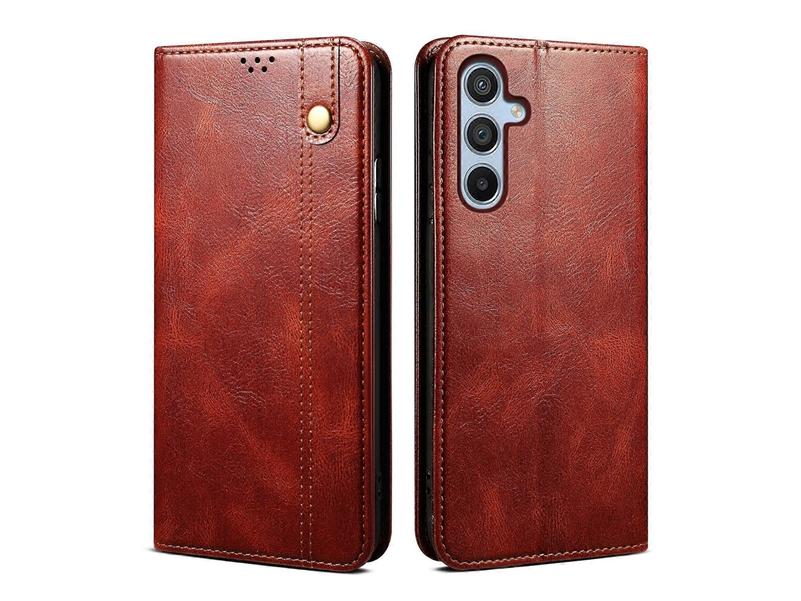 Capa Couro Para Samsung Galaxy M54, Elysve
