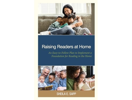 Livro Raising Readers at Home de Sheila Sapp (Inglês - Capa Dura)