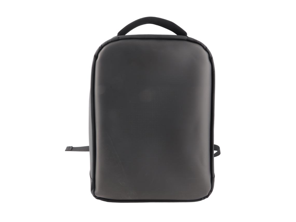 Veloriskku-mochila Led Para Moto De 16 Polegadas Programável Com Portátil Para Viagem E Camping Preta