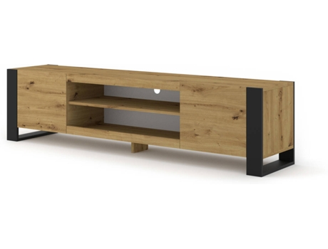 Móvel de TV  Mondi (188x40x47 cm - Melamina - Castanho)