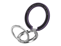 Anel Magnético Para Celular Compatível Com Magsafe, Suporte De Anel Magnético De Metal De Eixo Duplo Para Celular Com A