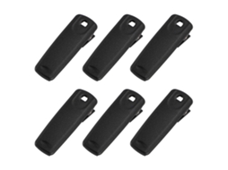 Aetheria 6pcs Pinças de Cinto para Rádio Bidirecional Profissionais Compatíveis com Standard Horizon Hx400 W Vx290 Sbr 29li