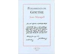 Livro Pensaments De Goethe de Joan Maragall (Espanhol)