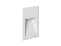 Baliza Exterior Led  5 W Para Encastrar Na Parede Em Alumínio Olite 2700k Branco Branco Quente