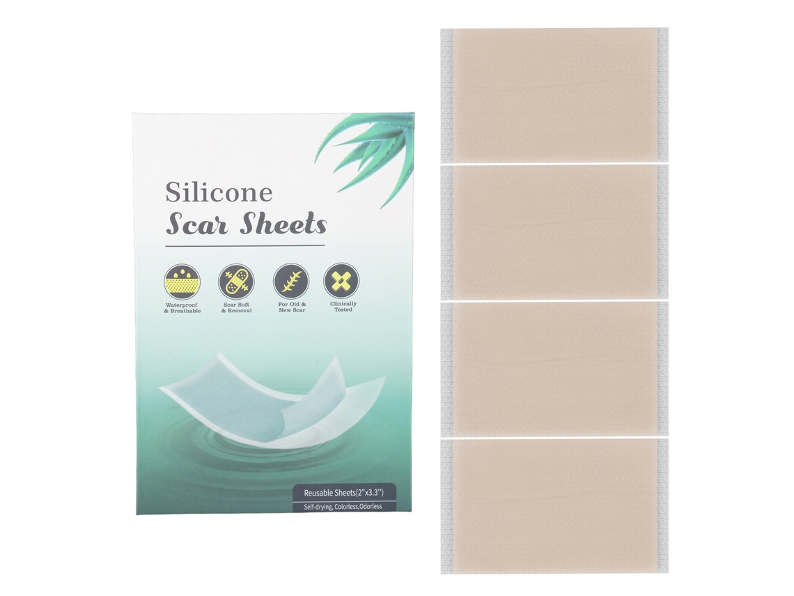 Folhas De Silicone Para Remoção De Cicatrizes E Marcas De Estirpe