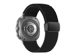 Pulseira De Nylon Com Fecho Magnético E Padrão Ondulado Para Samsung Galaxy Watch Ultra 47mm / Ultra 2025