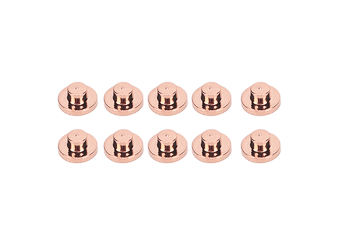 10pcs Kit Peças Decorativas Luminosas Bisel Relógio Pérolas Noite Ouro Rosa