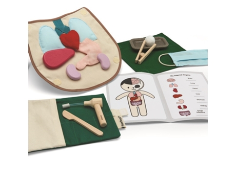 Jogo Tradicional PLAN TOYS, THE GREEN COMPANY Madeira - Cinzento - 23 x 19 x 7,5 cm)