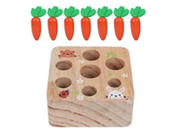 Mali brinquedo Educativo de Cenoura Simulation Jogo de Correspondência para Bebê Aprendizagem Precoce