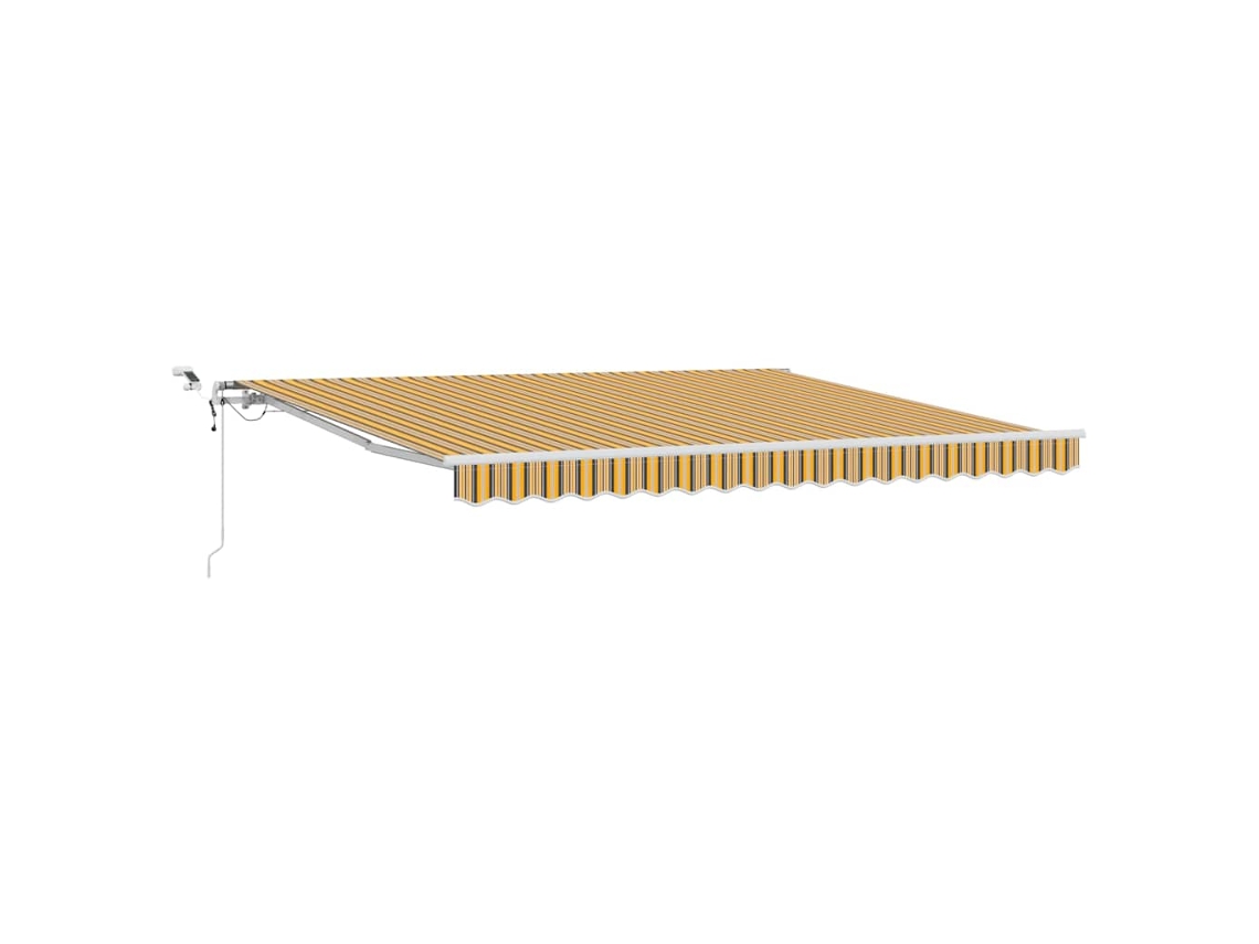 Toldo Retrátil Automático Vidaxl Multicolorido Tecido