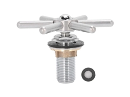 Limpador de Pias e Vidros AQUAFORGE, inox, 360°