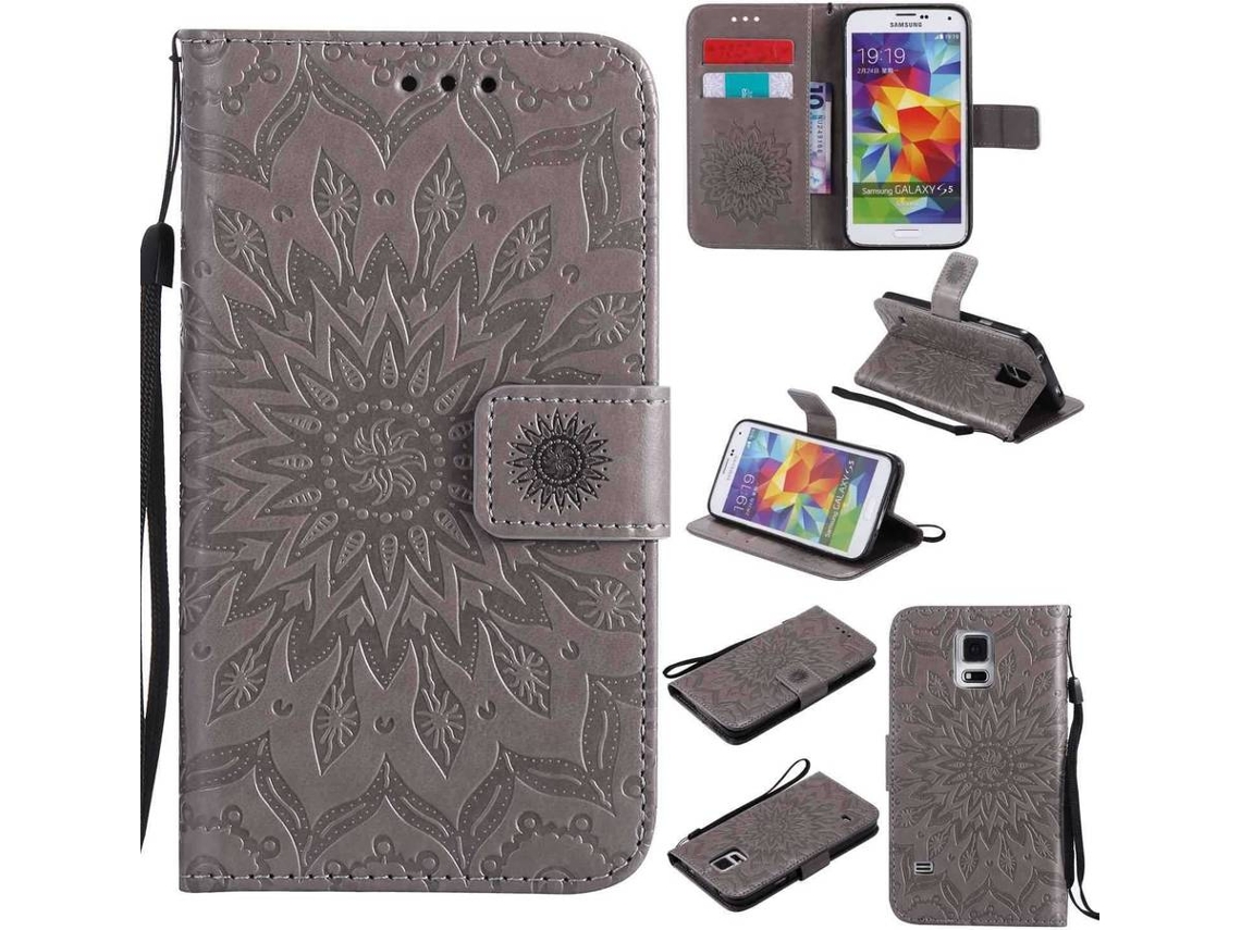 Capa Samsung Galaxy S5 i9600 5.1 HONGWE. Cinzento