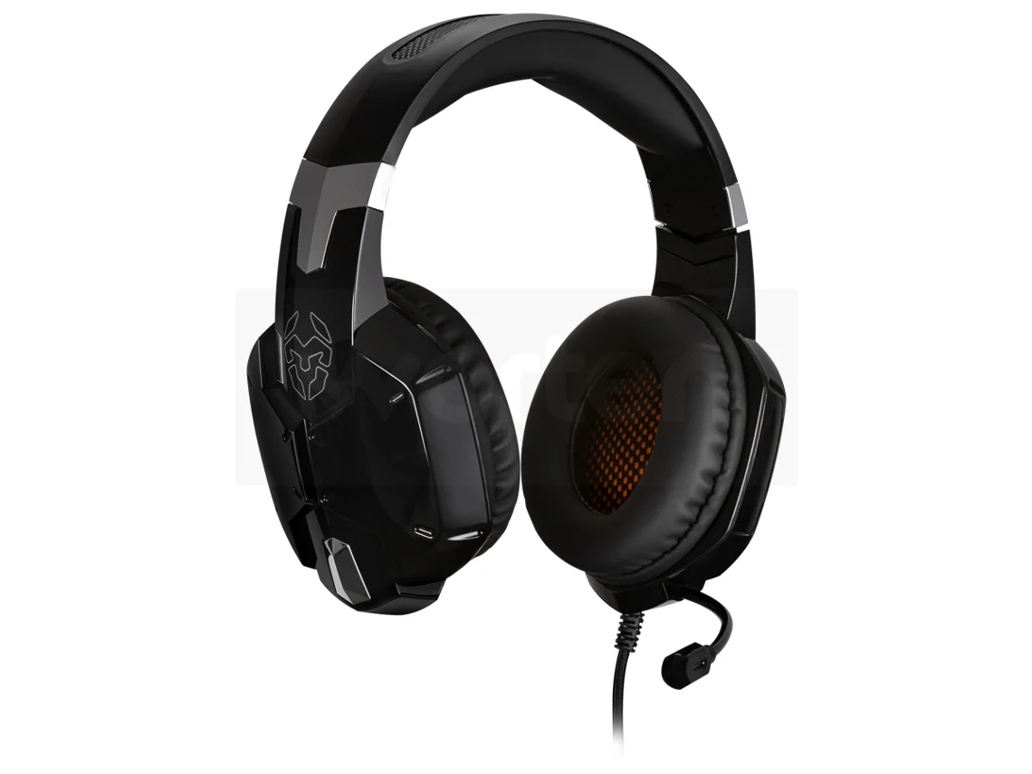 Auscultadores Gaming com Fio KROM Kopa (Over Ear - PC - Preto)