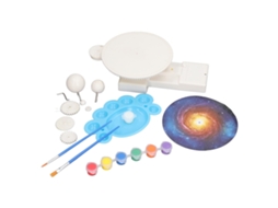 Brinquedo De Sistema Solar Diy 3d Com Pintura Montagem Planetário Científico Para Crianças