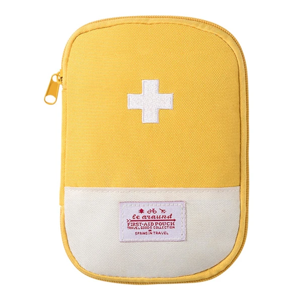 Bolsa De Primeiros Socorros Pequena E Vazia Para Emergências, Amarela, Grande