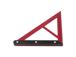 Régua Triangular De Carpintaria Em Liga De Alumínio Com Escala Clara Para Projetos De Decoração