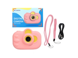 Câmara Infantil Laxiscreed 12mp, Vídeo 1080p, Luzes Led E Lentes Duplas Para Crianças