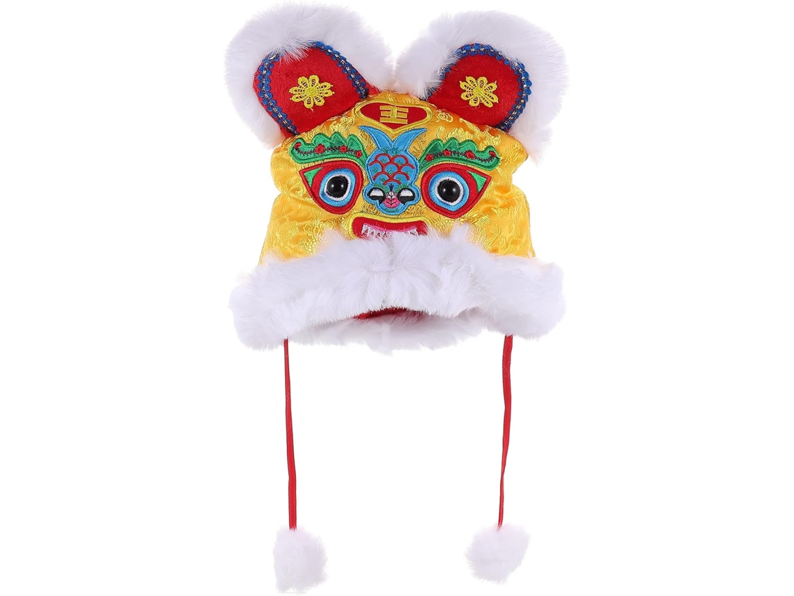 Chapéu de Tigre Chinês Festa Infantil Colorido CHABERLU