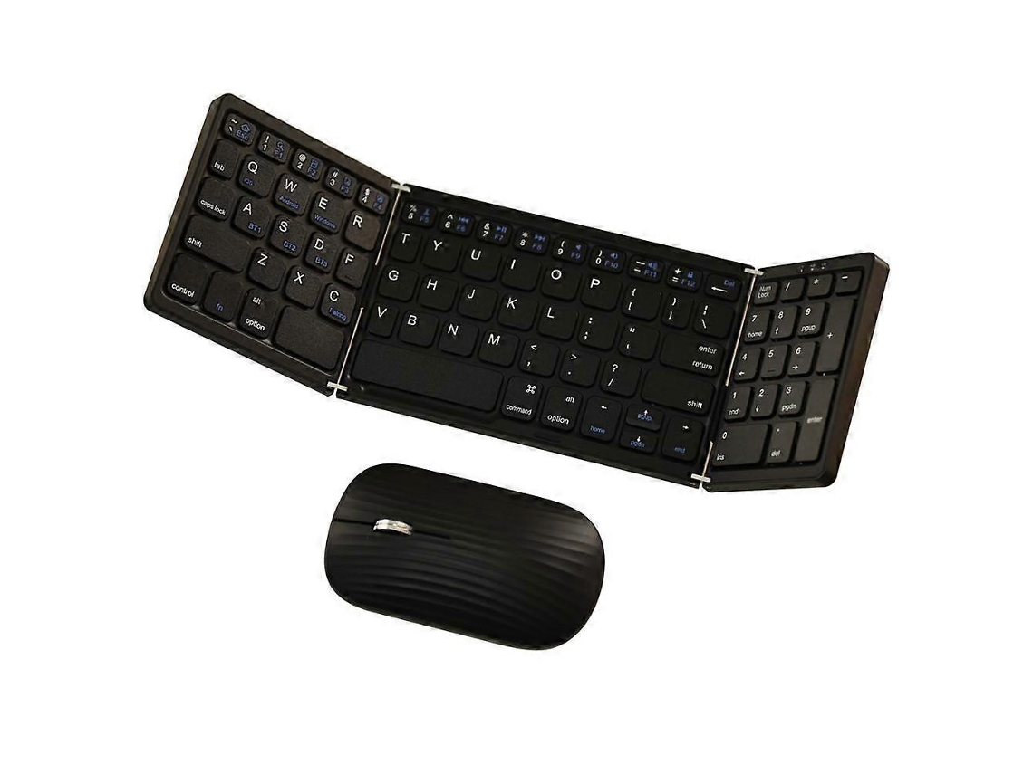 Conjunto De Teclado E Mouse Sem Fio Dobrável B089 Nostalgia88