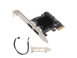 Aetheria cartão de Expansão Pcie para Power Esata 2 Portas 6.0gbps Hot Swap Plug And Play