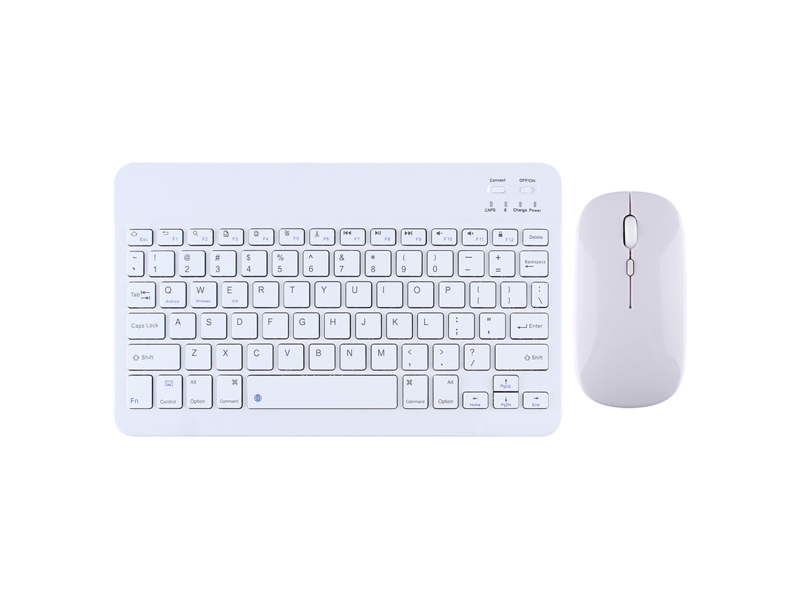Teclado E Mouse Sem Fio Para Ipad Air 5, 4 Pro, 11, Bluetooth, Espanhol, Inglês, Android, Ios, Windows, Celular E Tablet. Aquaforge