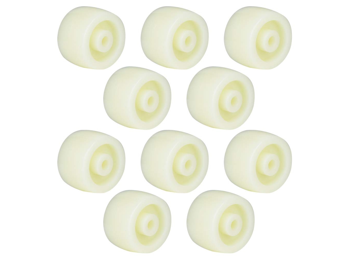 Conjunto De 10 Rodízios De Nylon De 1,5 Polegadas, Rodízios Redondos