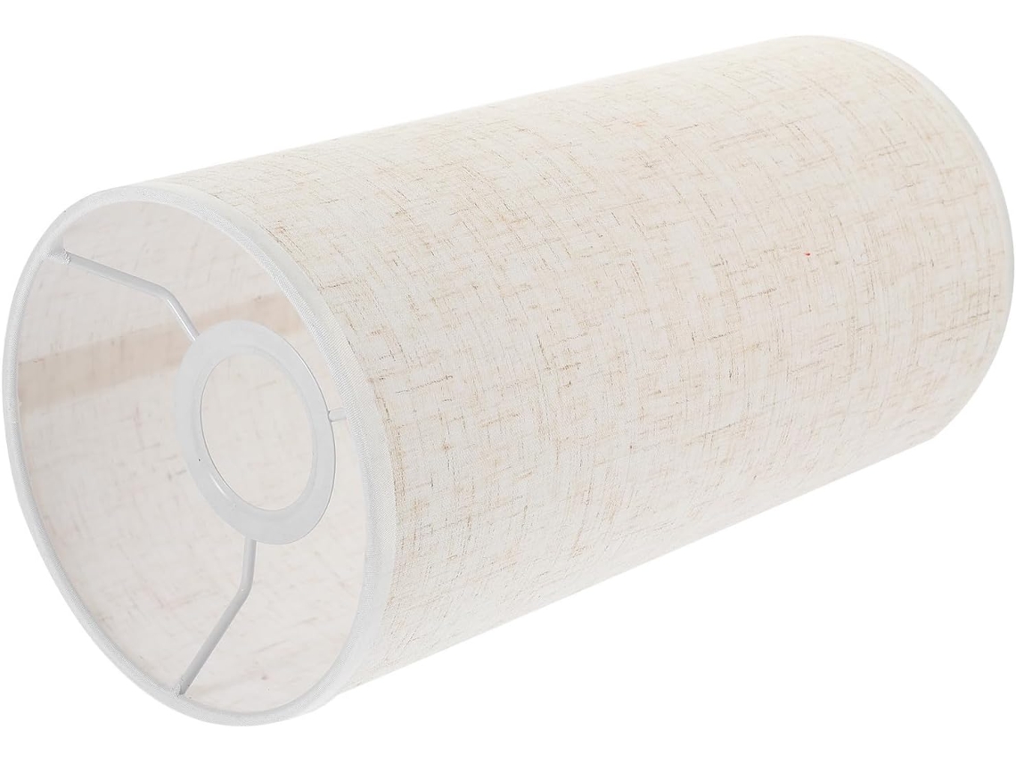Abajur de Mesa em Linho E27 Bege Uniforme SFUSHOS