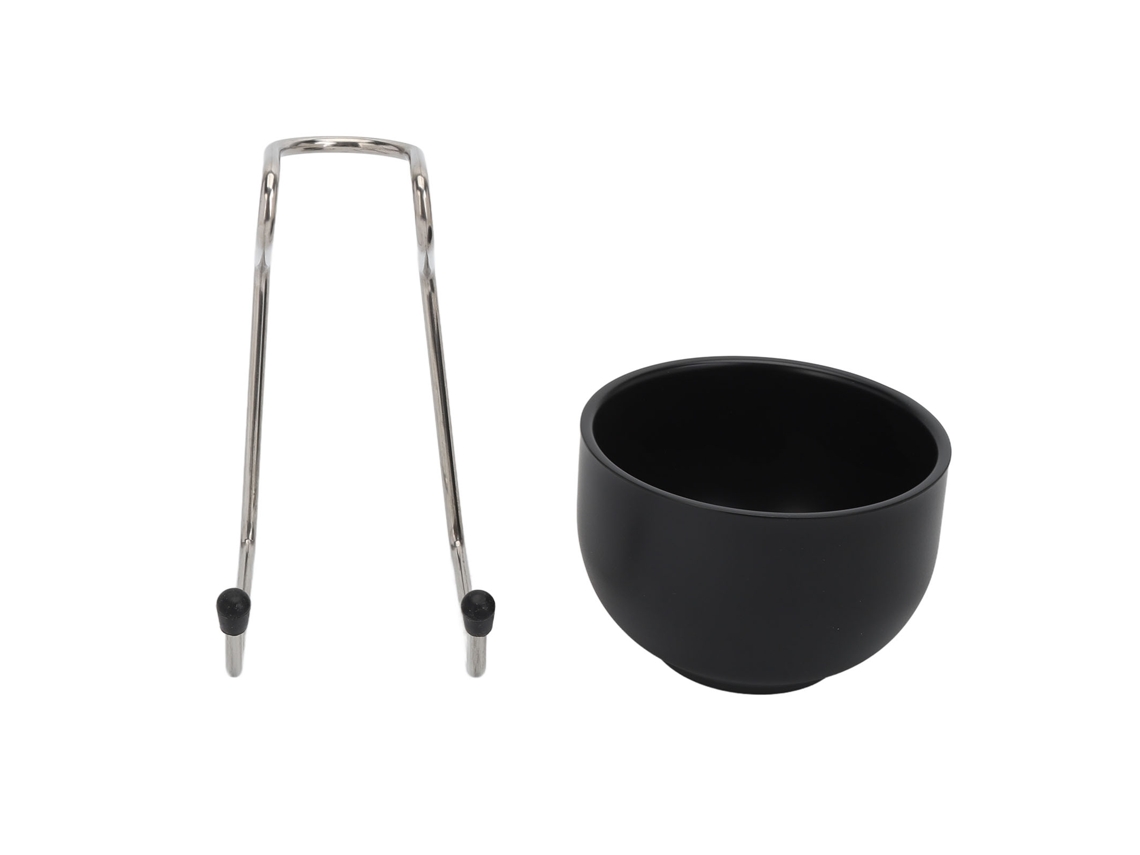 Kit De Cuidado Com A Barba Para Homens Com Bacia E Suporte Para Bigode