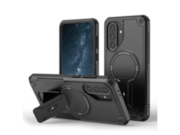 Capa Para Samsung Galaxy A36, Capa Protetora Magnética Com Suporte (preta) Digitallab